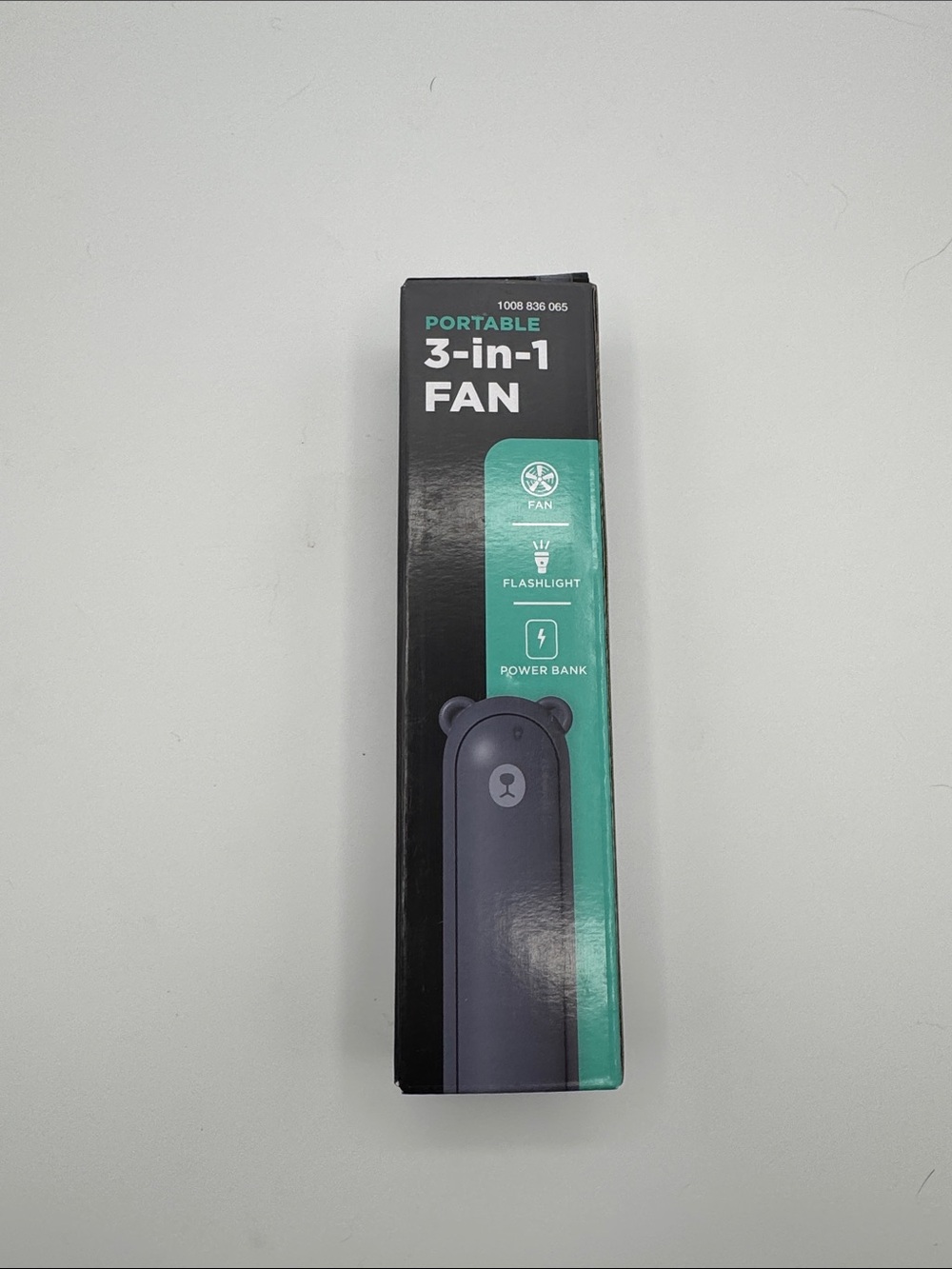 Portable 3-in-1 Fan and power bank